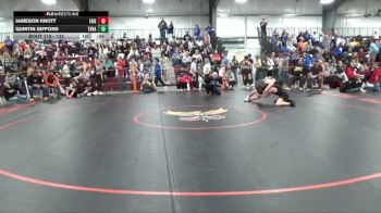 132 lbs Cons. Round 1 - Quintin Gifford, Thompson Valley vs Jameson Knott, Erie