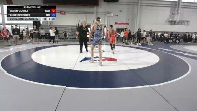 144 lbs Cons. Sub-quarters - Javen Gomez, Ragnarok vs Luke Benedict, Central Kentucky Wrestling