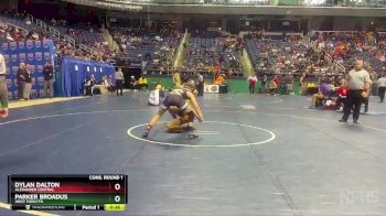 4A 145 lbs Cons. Round 1 - Dylan Dalton, Alexander Central vs Parker Broadus, West Forsyth