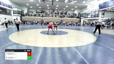 141 lbs Semifinal - Luke Stanich, Unattached- Lehigh vs Sergio Lemley, Michigan