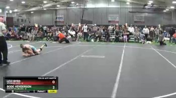 98 lbs Placement Matches (8 Team) - Bode Henderson, Dakota Hillbillies vs Levi Byrd, Wyoming Gold