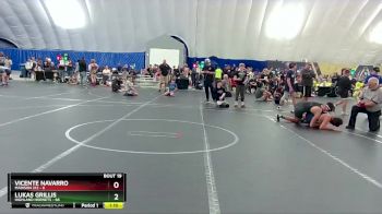160 lbs Round 5 (8 Team) - Lukas Grillis, Highland Hornets vs Vicente Navarro, Madison 212