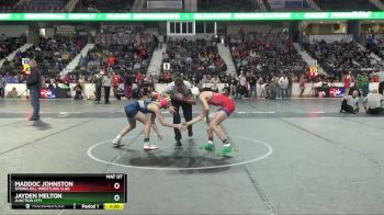 106 lbs Champ. Round 1 - Maddoc Johnston, Spring Hill Wrestling Club vs Jayden Melton, Junction City