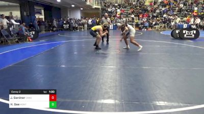 145 lbs Consy 2 - Josiah Gardner, Canon-McMillan vs Hunter Gee, Montoursville