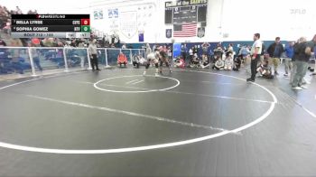 155 lbs 3rd Place Match - Sophia Gomez, Northview vs Bella Lyrse, Cypress