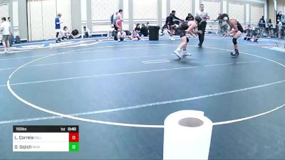 150 lbs Consi Of 64 #1 - Lance Correia, Rolling Hills WC vs Dylan Gojich, Menifee WC