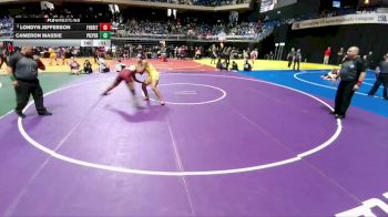 5A 165 lbs Cons. Round 3 - Londyn Jefferson, Frisco Heritage vs Cameron Massie, Comal Pieper