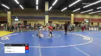 49 kg Round Of 32 - Deandra Meza, Pounders WC vs Aubre Krazer, Team Pennsylvania