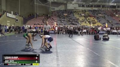 133 lbs Placement Matches (16 Team) - Joey Roti, Wisconsin-Parkside vs Logan Klinge, Grand Valley State