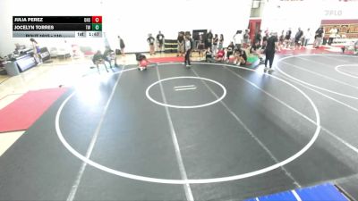 110 lbs Round 3 - Julia Perez, Downey High School vs Jocelyn Torres, Threshold WC