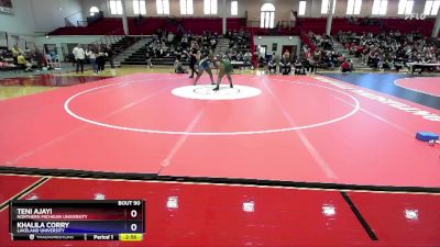 191 lbs Cons. Round 3 - Teni Ajayi, Northern Michigan University vs Khalila Corry, Lakeland University