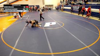 150 lbs Cons. Semi - Owen Bollino, Herscher vs Nicholas Dunner, Rantoul