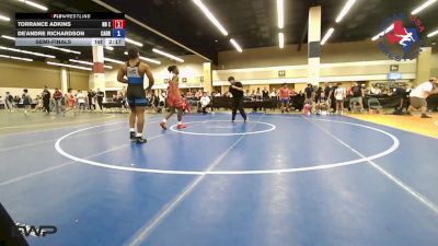 175 lbs Semifinal - Torrance Adkins, NB Elite Wrestling Club vs De'Andre Richardson, Carrollton Thunder Wrestling