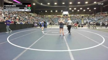 110 lbs Quarterfinal - Taylor Barringer, Wichita-Kapaun Mt.Carmel Hs vs Natalie Smith, Topeka-Seaman Hs
