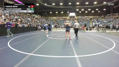 110 lbs Quarterfinal - Taylor Barringer, Wichita-Kapaun Mt.Carmel Hs vs Natalie Smith, Topeka-Seaman Hs