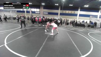 165 lbs 3rd Place - Jance Novak, Cashmere WC vs Sergio Macias, Mustangs WC