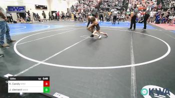 58 lbs Quarterfinal - Kaiden Candy, Sperry Wrestling Club vs Jeffrey Clement, Wagoner Takedown Club