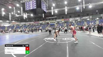 150 lbs Round Of 16 - Kaeden Martinez, Moffat County vs Zach Aldaz, Pueblo East