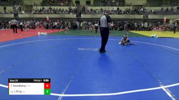 55 lbs Quarterfinal - Jaxon Liffrig, Mn Elite vs Theodore Swedberg, Moen Wrestling Academy