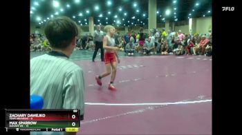 60 lbs Round 2 (8 Team) - Zachary Dawejko, Team Arkansas vs Max Sparrow, Elevate WC