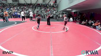 46 lbs Consi Of 4 - Tucker Hawkins, Eufaula Ironheads Wrestling Club vs ZaKyan McKeefer, Checotah Matcats