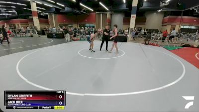 144 lbs Cons. Round 3 - Dylan Griffith, Spartan Mat Club vs Jack Rice, Scots Wrestling Club