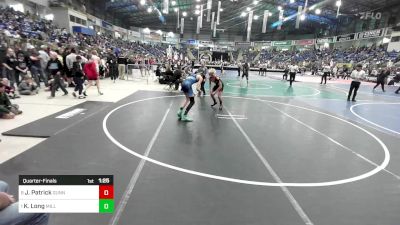 105 lbs Quarterfinal - Julian Patrick, Gunnison vs Kash Long, Milliken Middle School