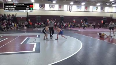 SPW-13 lbs Quarterfinal - Ethan Strong, Marshalltown Wrestling Academy vs Max Segura, Delaware County Wrestling Club
