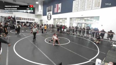 106 lbs Cons. Round 1 - Preston Schreck, Eastvale Elite vs Nathan Dornin, Valley View High School