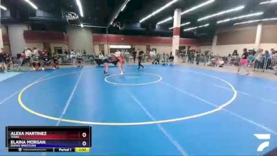 144 lbs Cons. Round 2 - Alexa Martinez, Texas vs Elaina Morgan, Dumas Wrestling