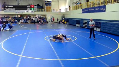157 lbs Cons. Round 2 - Trae Tralar, Ottawa University vs Cale Hein, Ottawa University