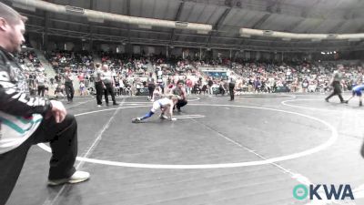 46 lbs Round Of 32 - Anna Silkey, Hilldale Youth Wrestling Club vs Liam Canady, Berryhill Wrestling Club