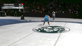 Girls 120 lbs Semifinal - Miranda Stewart, Cleveland vs Ariana Martinez, Atrisco Heritage