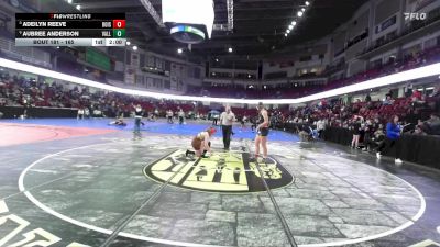 165 lbs Quarterfinal - Adeilyn Reeve, Boise vs Aubree Anderson, Vallivue