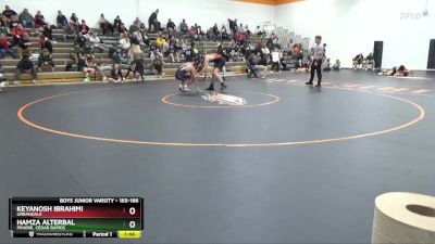 165-166 lbs Round 3 - Keyanosh Ibrahimi, Urbandale vs Hamza Alterbal, Prairie, Cedar Rapids