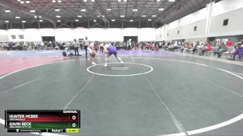 215A Semifinal - Gavin Beck, Arkansas City HS vs Hunter Mcbee, Collinsville