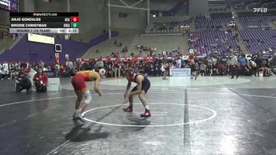 125 lbs Round 1 (16 Team) - Julio Gonzales, Arizona Christian University vs Brodie Christmas, Southeastern