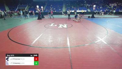150 lbs Round Of 16 - Jaden Leon O'Connor, Belmont vs Troy Greaney, Leominster