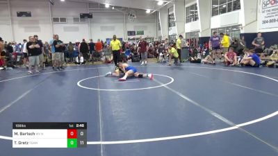 108 lbs Pools - Maverick Bartsch, WV North Central Elite - Vengeance vs Tommy Gretz, Team Gotcha