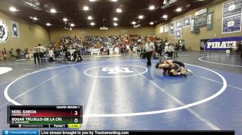 132 lbs Champ. Round 1 - Edgar Trujillo-De La Cruz, El Diamannte vs Noel Garcia, Madera South