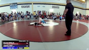 132 lbs Cons. Round 4 - Dylan Merilus, Perry Meridian Wrestling Club vs Chayce Yant, Fishers Wrestling Club