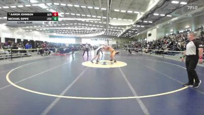 285 lbs Cons. Semi - Michael Sipps, Lycoming vs Aaron Johnson, Alfred State