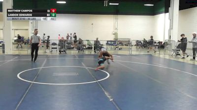 80 lbs Consi Of 8 #2 - Matthew Campos, CA vs Landon Edwards, MO