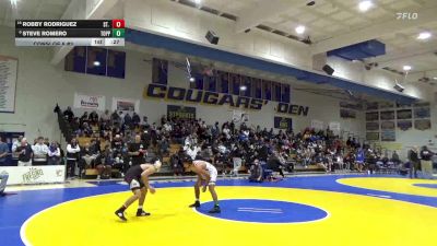 123 lbs Consi Of 8 #2 - Robby Rodriguez, St. Peter`s Prep (NJ) vs Steve Romero, Toppenish (WA)