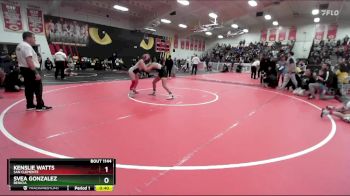 120 lbs Cons. Round 7 - Svea Gonzalez, Benicia vs Kenslie Watts, San Clemente