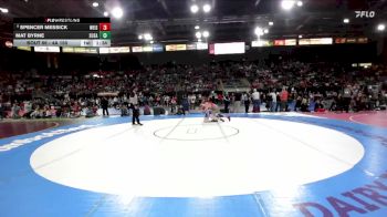 4A 150 lbs Champ. Round 1 - Mat Byrne, Sugar-Salem vs Spencer Messick, Weiser