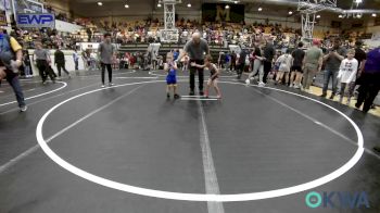 37 lbs Rr Rnd 2 - Easton Civitts, Harrah Little League Wrestling vs Kieryn Taffe, Noble Takedown Club