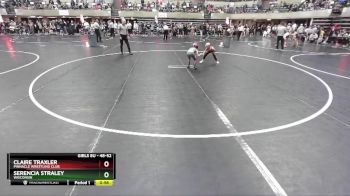 48-52 lbs Round 1 - Claire Traxler, Pinnacle Wrestling Club vs Serencia Straley, Wisconsin