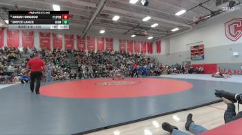 113 lbs 1st Place Match - Josiah Orozco, Fort Lupton vs Bryce Lance, Bloomfield