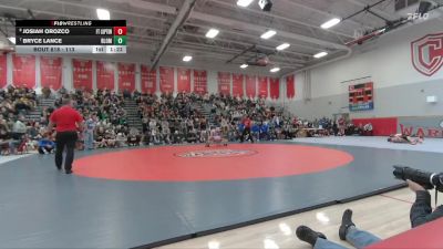 113 lbs 1st Place Match - Josiah Orozco, Fort Lupton vs Bryce Lance, Bloomfield